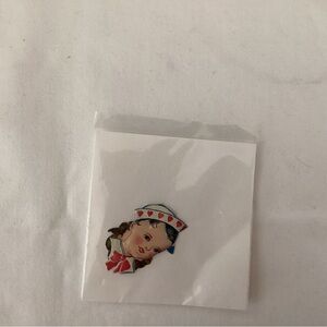 Valentines die cut 2 pieces, vintage